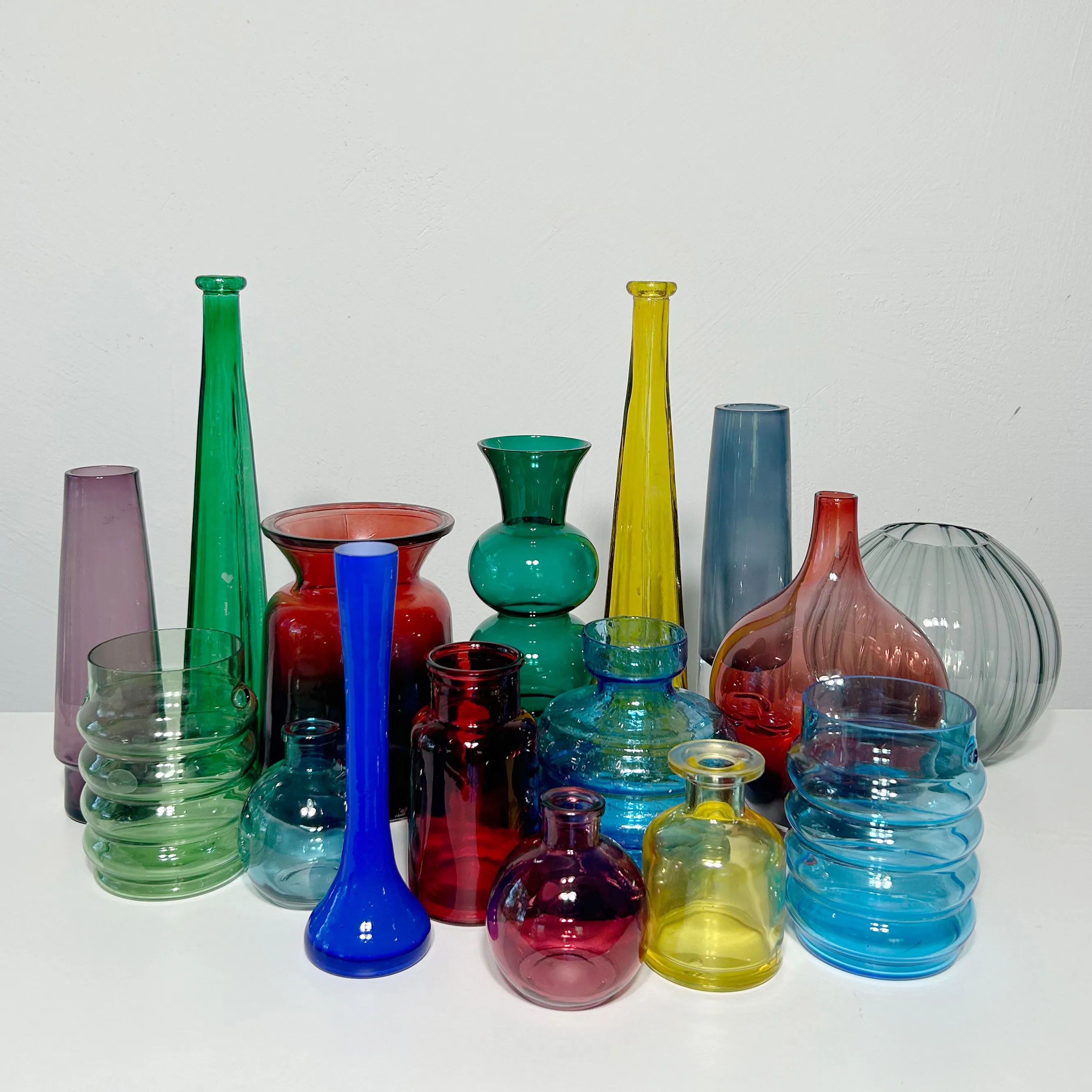 20 x COLOR VINTAGE vase