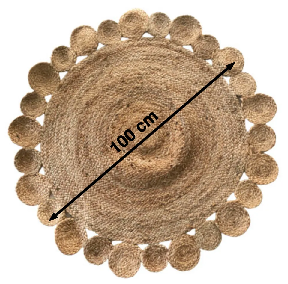 Rug JUTE D100 cm