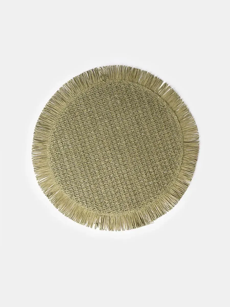 Plate mat MOSS GREEN