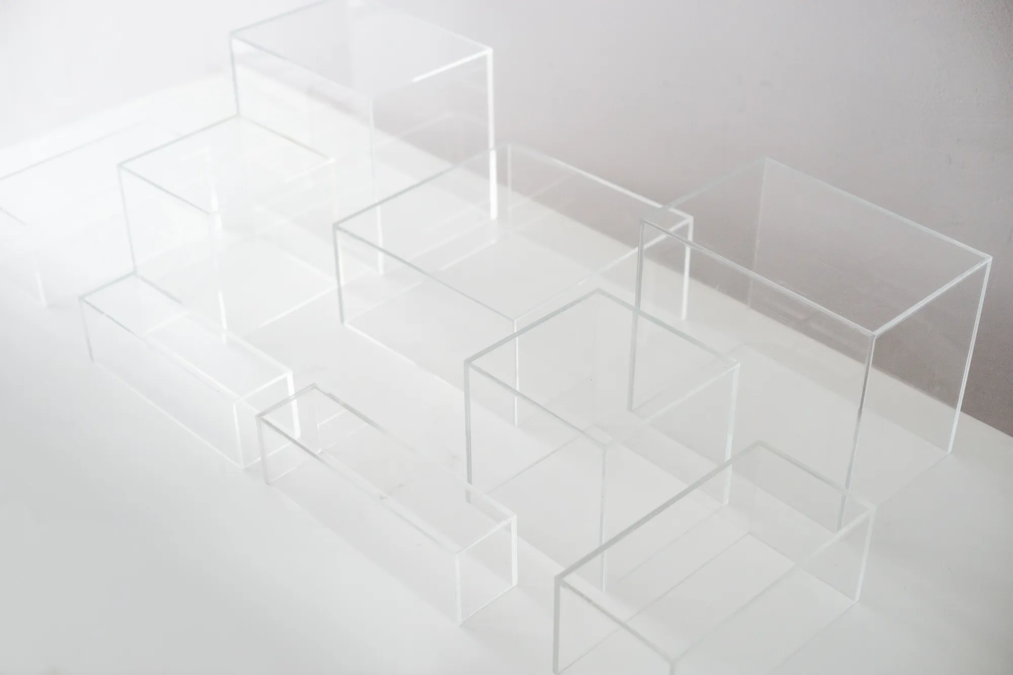 TRANSPARENT dessert set