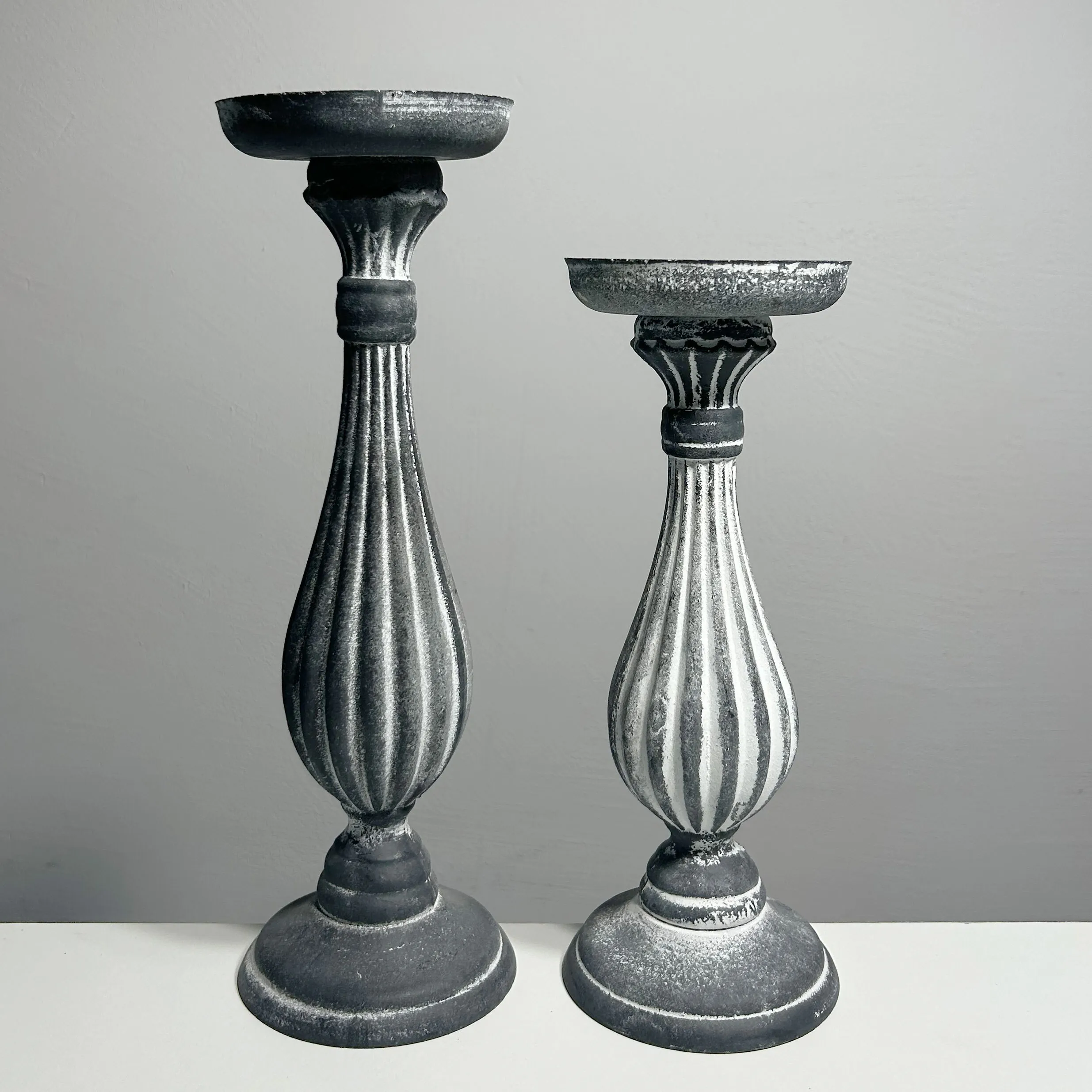 CLASSIC GREY candle holder 33 cm