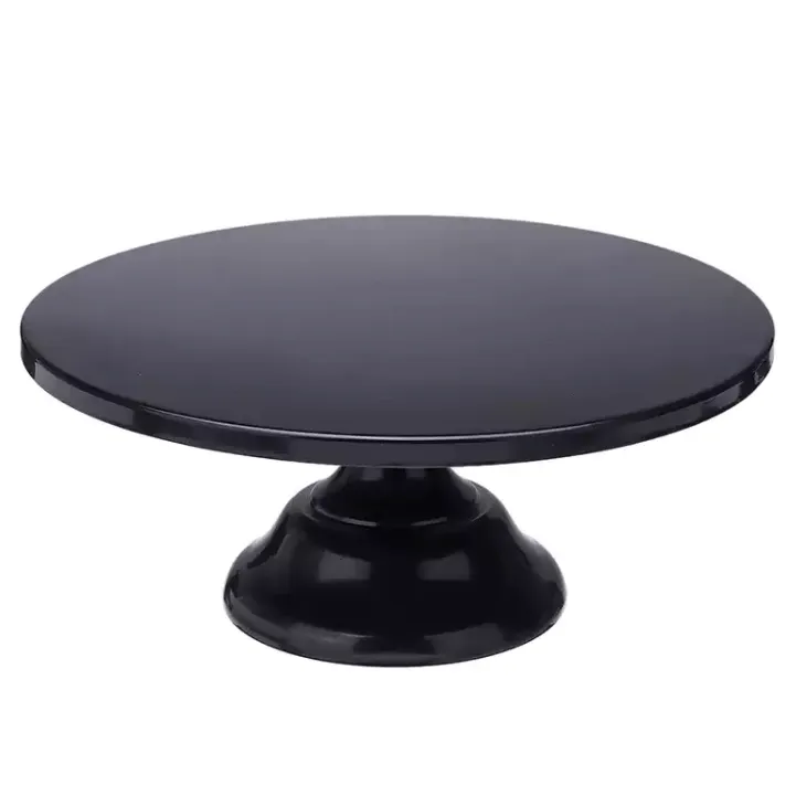 BLACK 30 cm cake stand