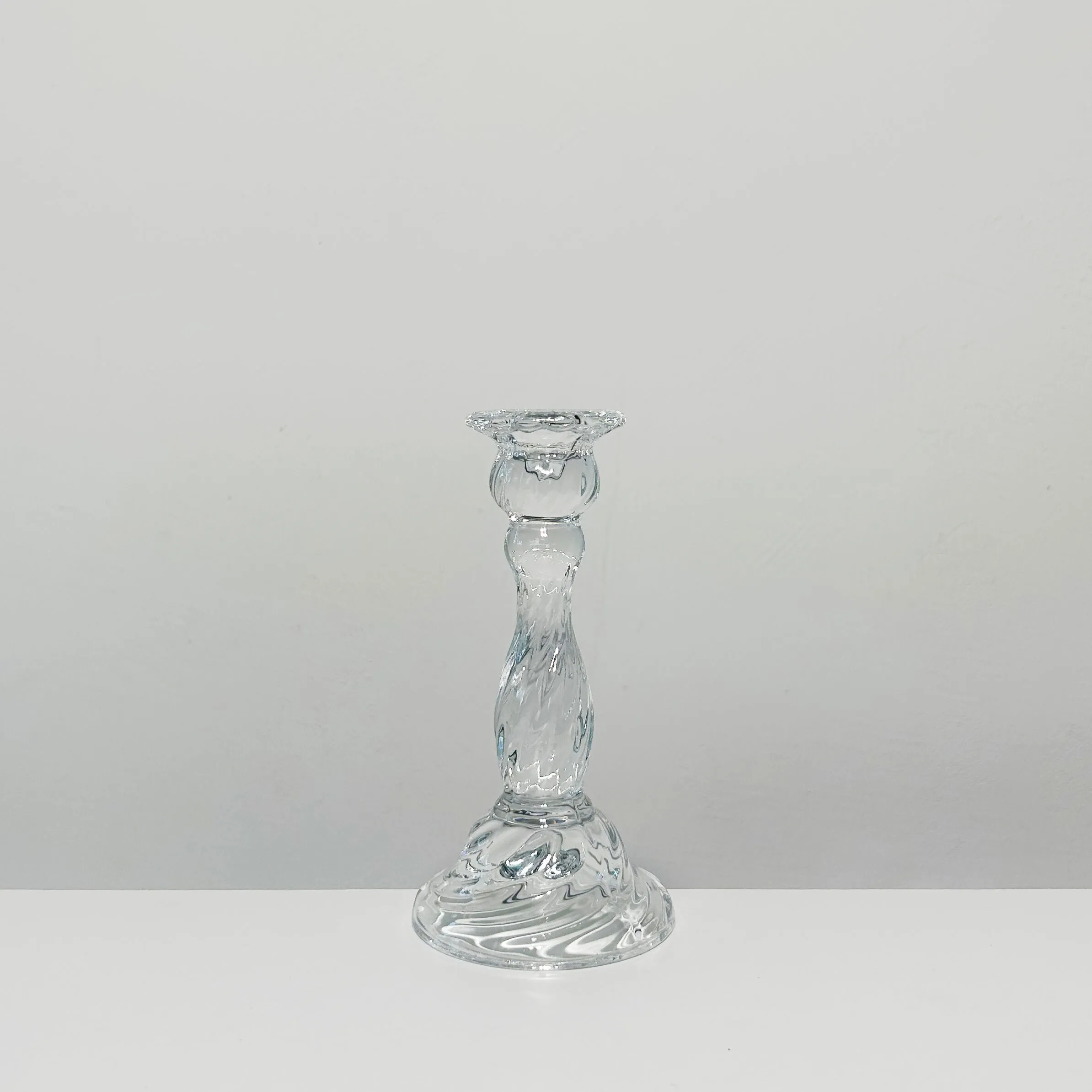 6 x GLASS C candle holder