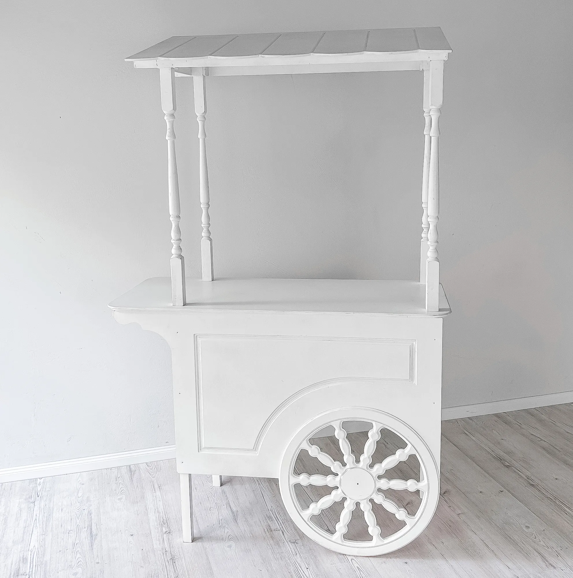 WHITE candy cart
