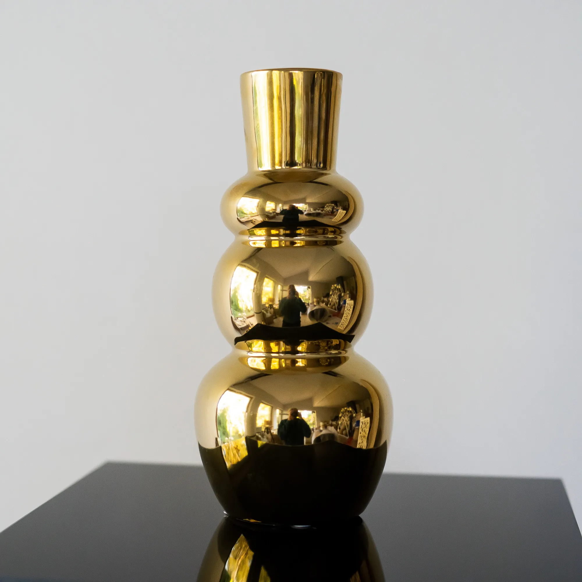 GOLD vase B 25 cm