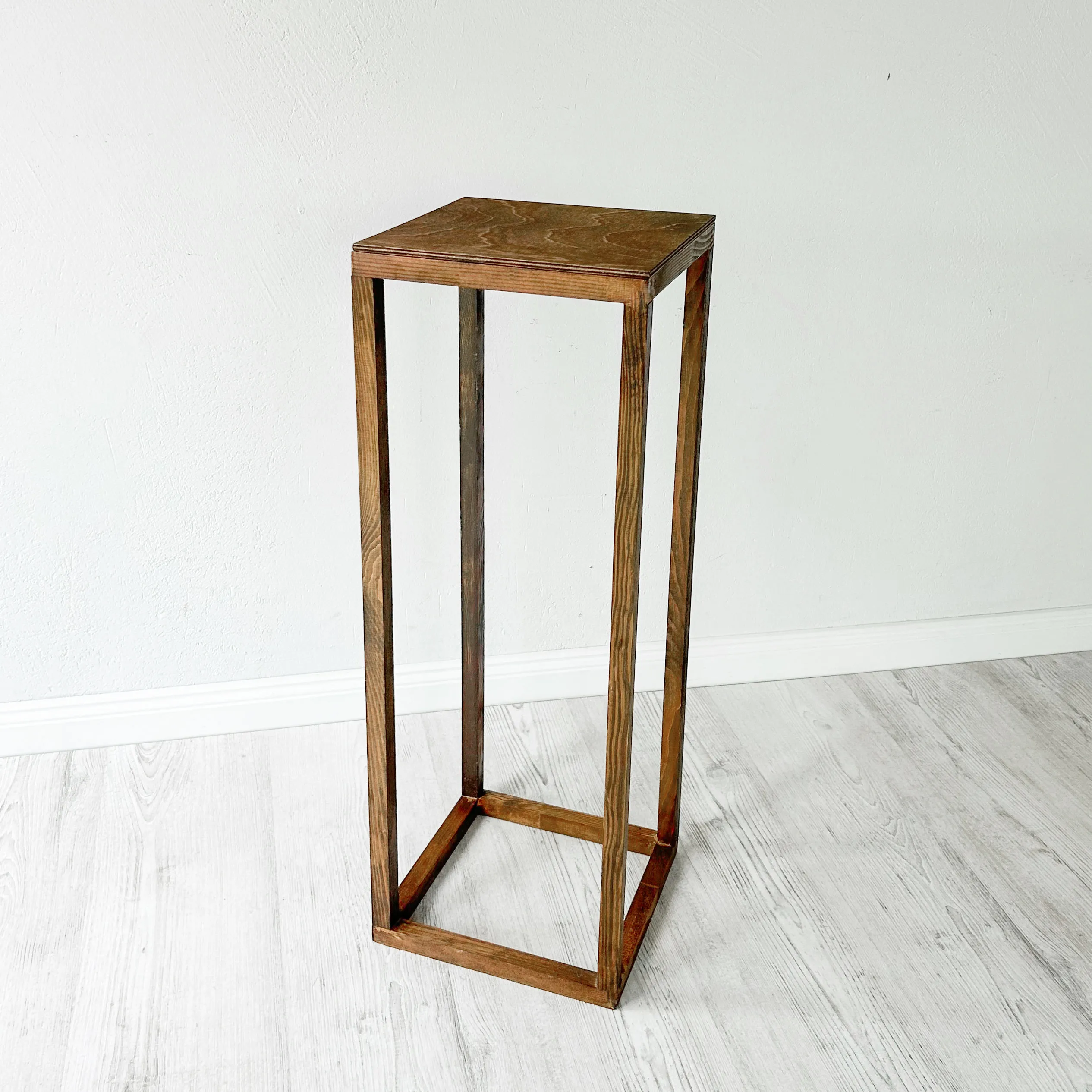 WOOD DARK 70 cm flower stand