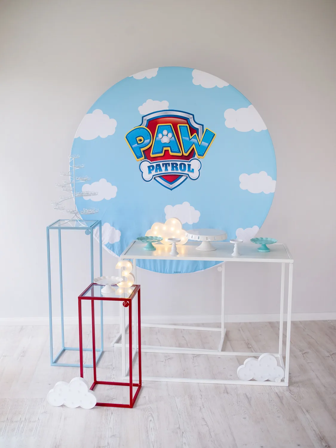 Backdrop S PAW PATROL BLUE