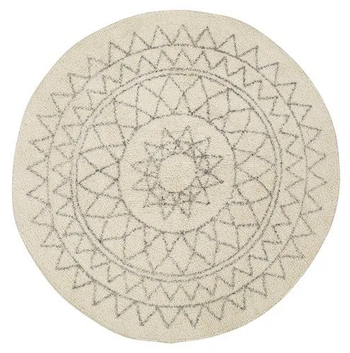 Rug WHITE D100 cm