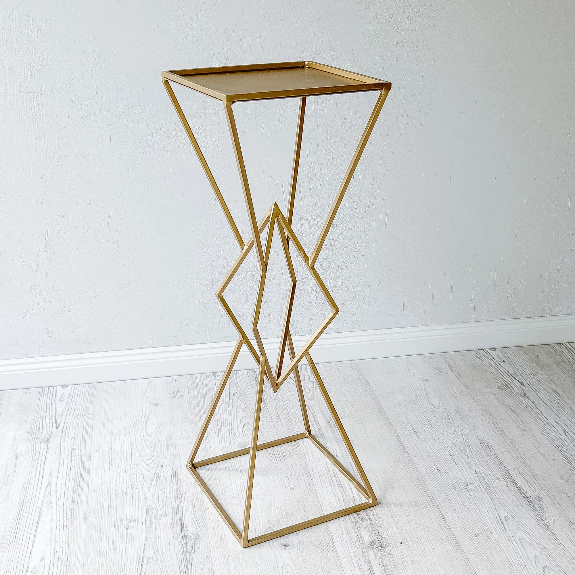 HOURGLASS GOLD 70 cm flower stand