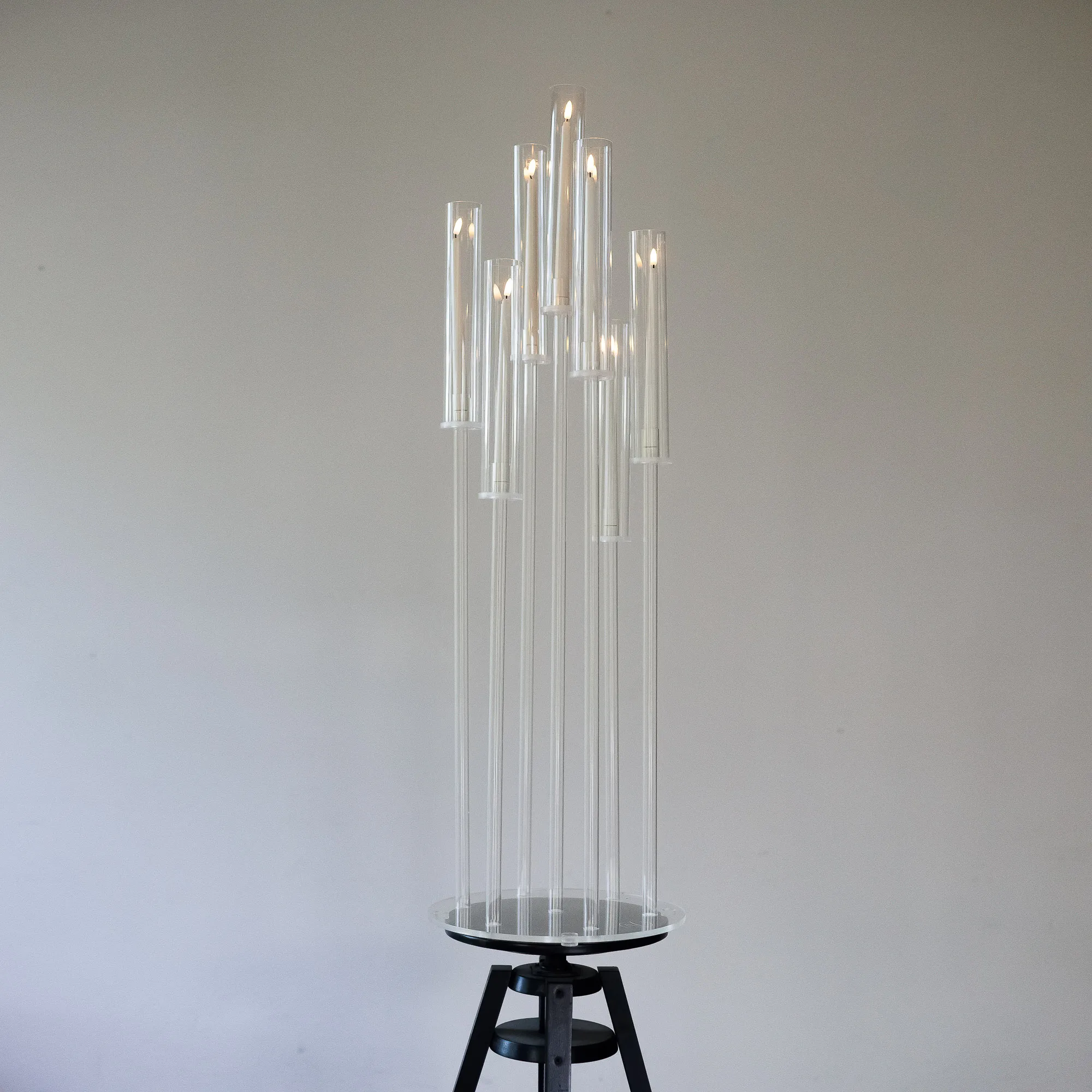 TRANSPARENT candle stand
