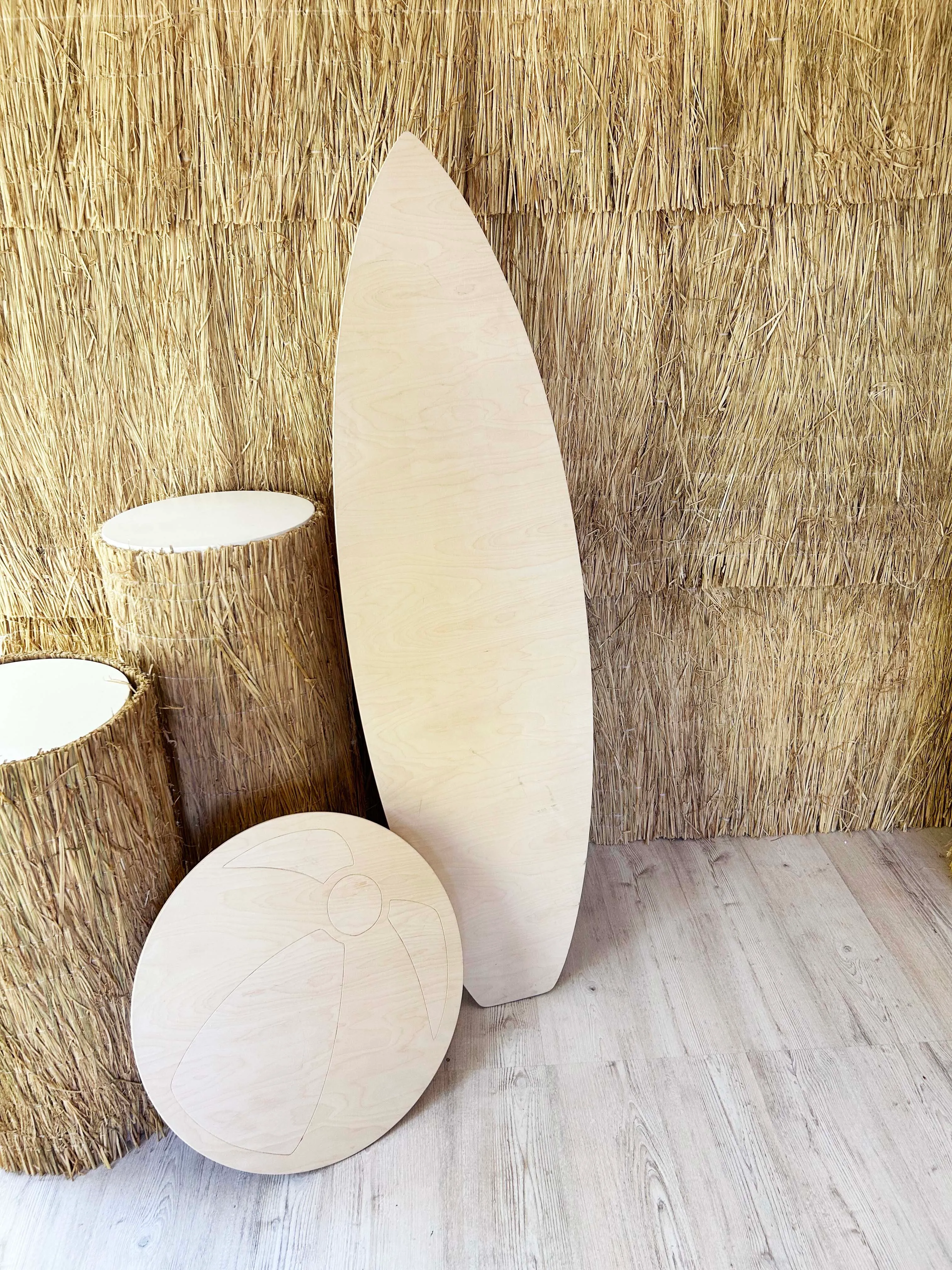 Surfboard + beach ball