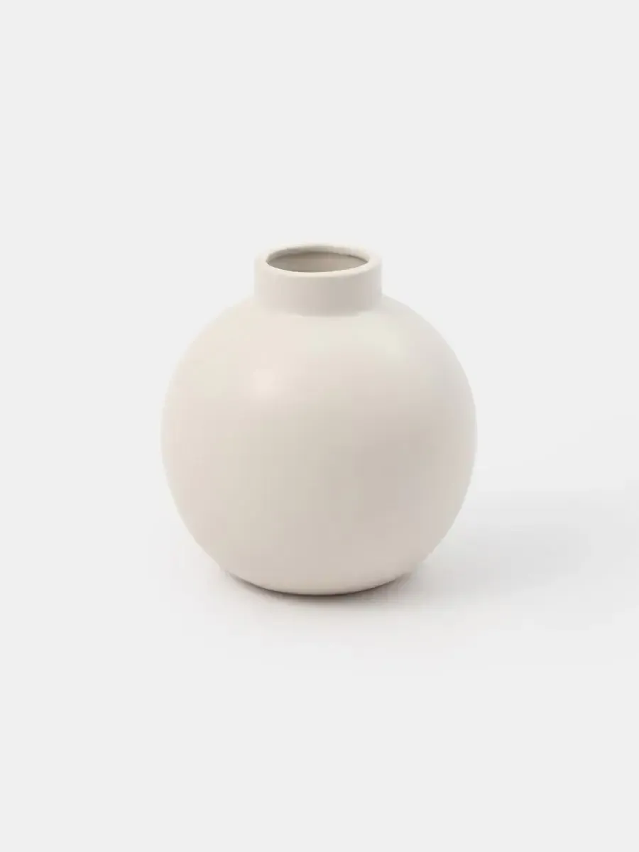 BOHO WHITE vase J