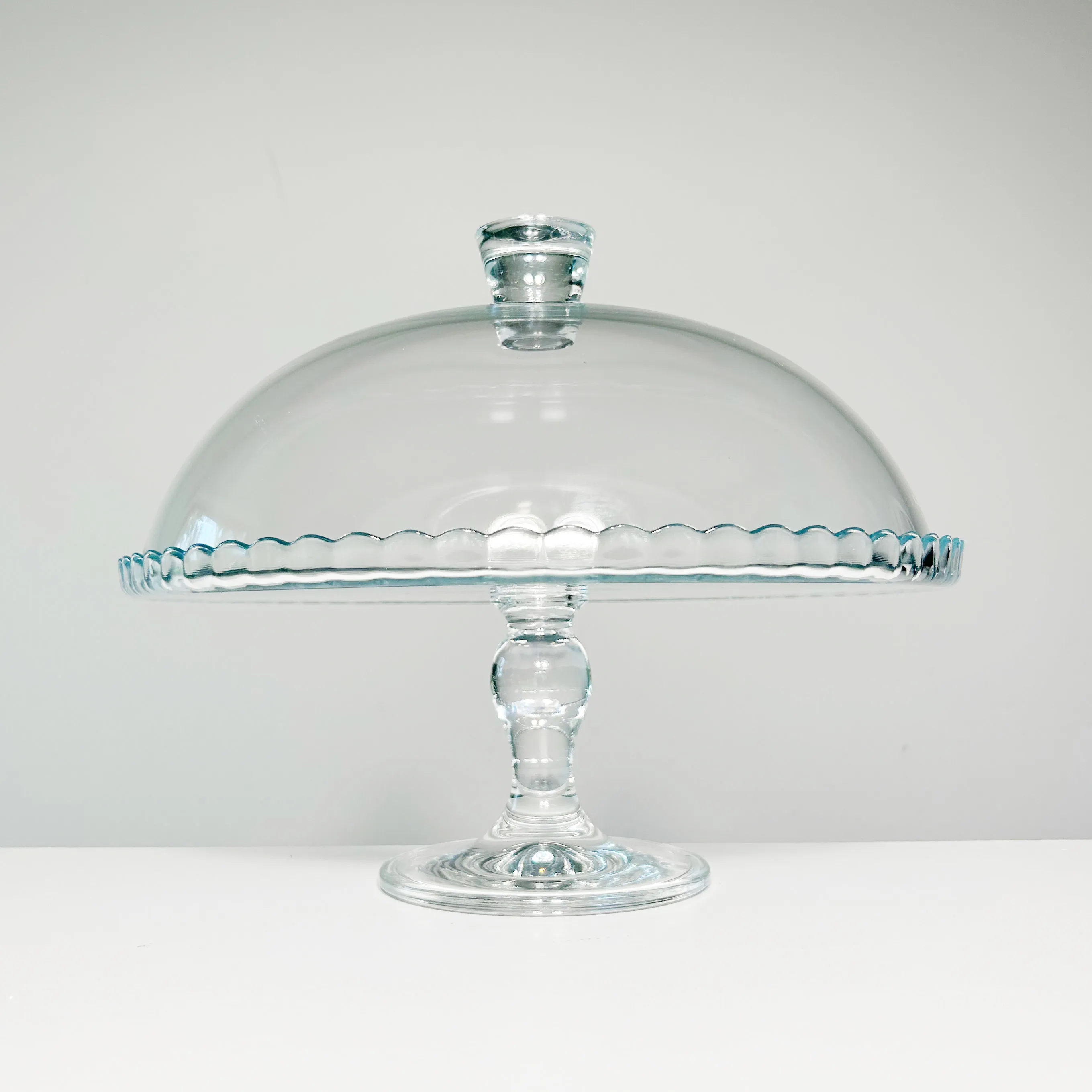 GLASS PATISSERIE DOME dessert stand