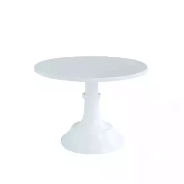 WHITE 25 cm cake stand