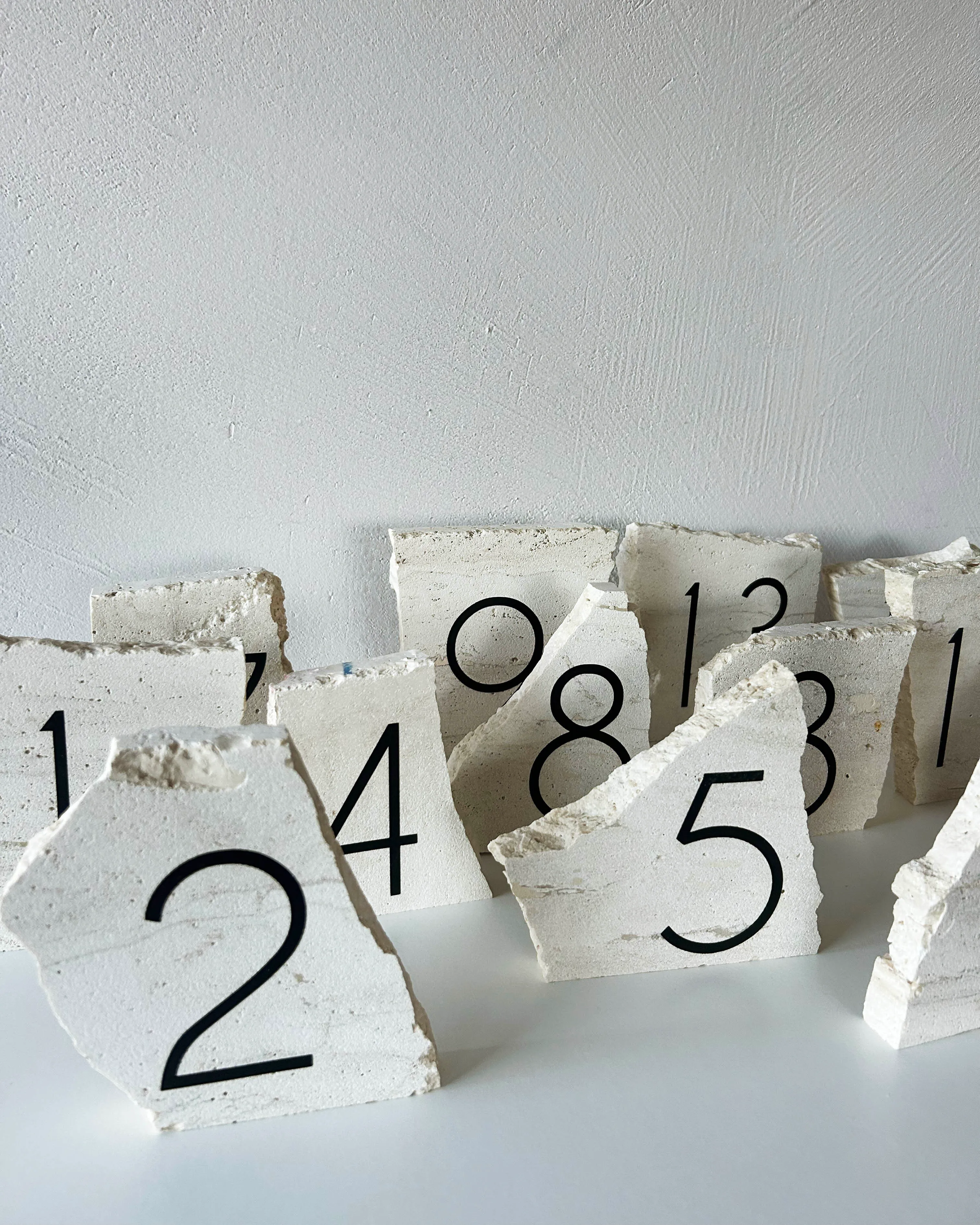 STONE B table numbers