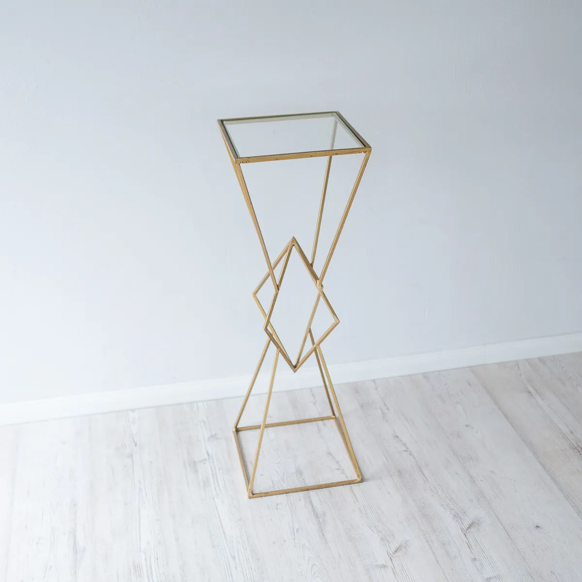 HOURGLASS GOLD 90 cm plinth