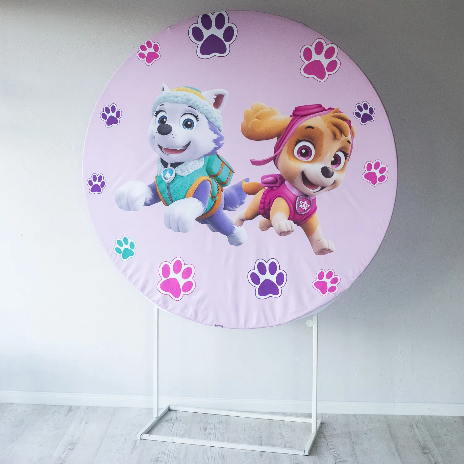 Backdrop S PAW PATROL PINK