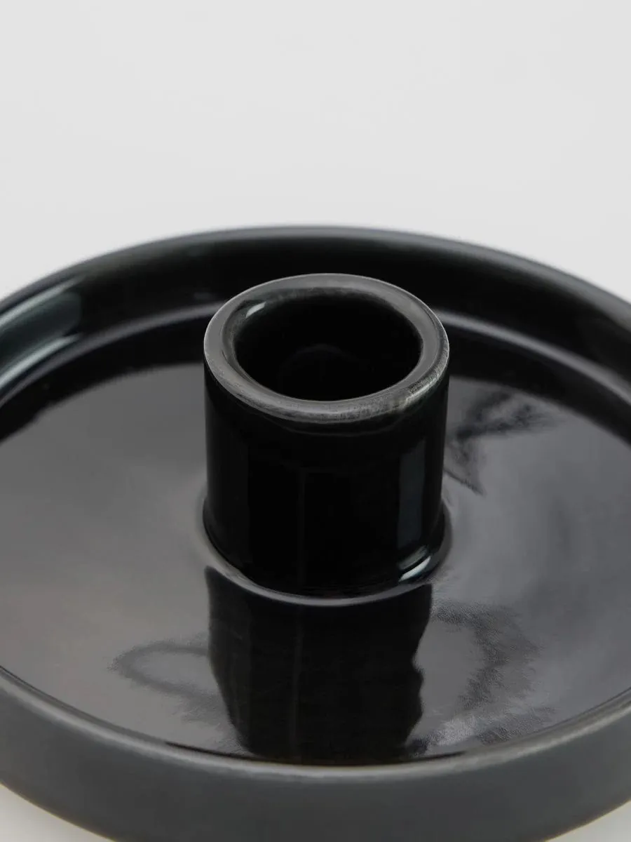 6 x BOHO BLACK candle holder