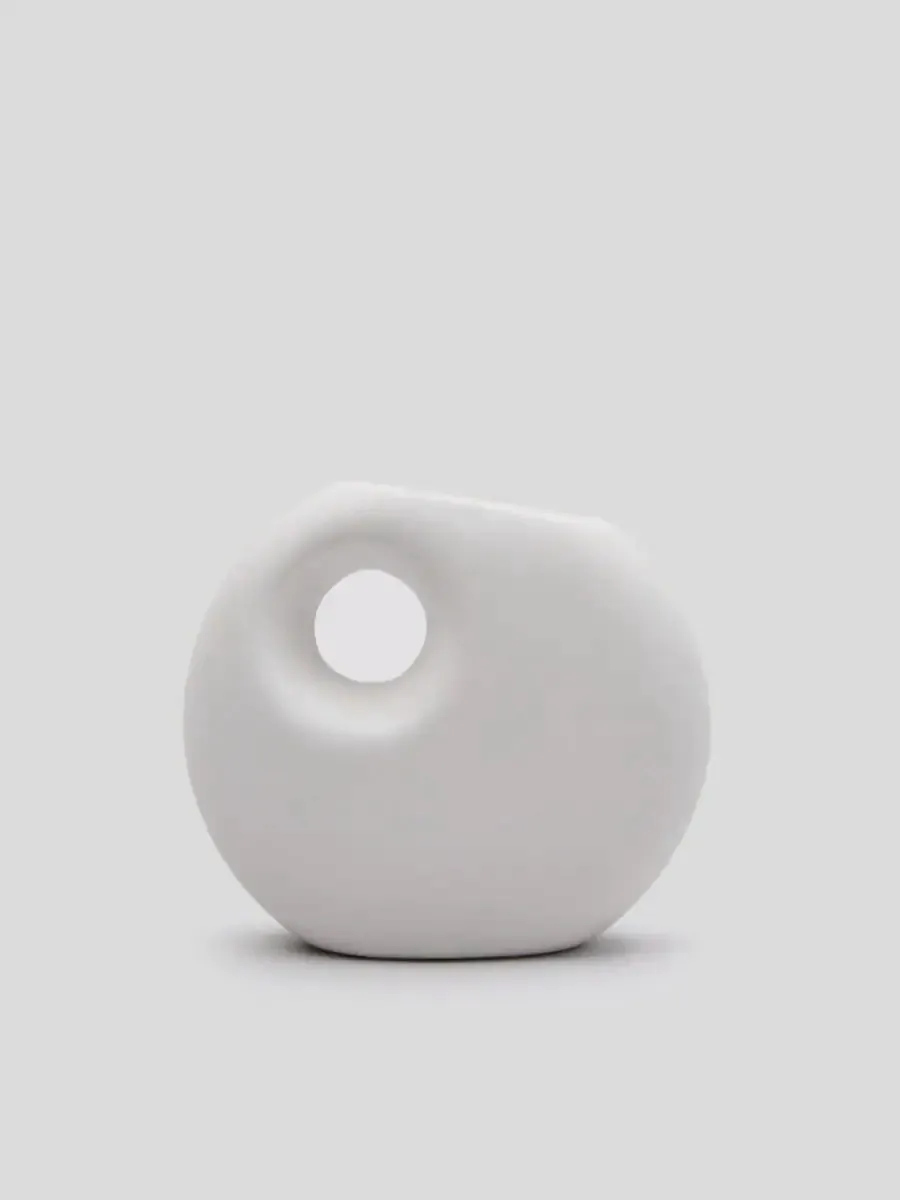 BOHO WHITE vase C