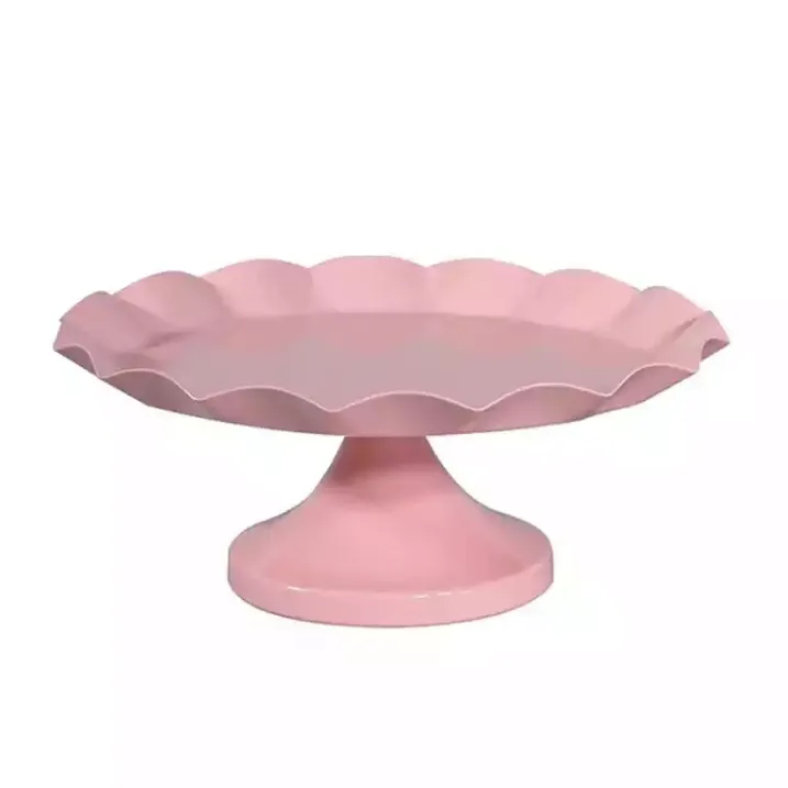 PINK 19 cm WAVE cupcake stand