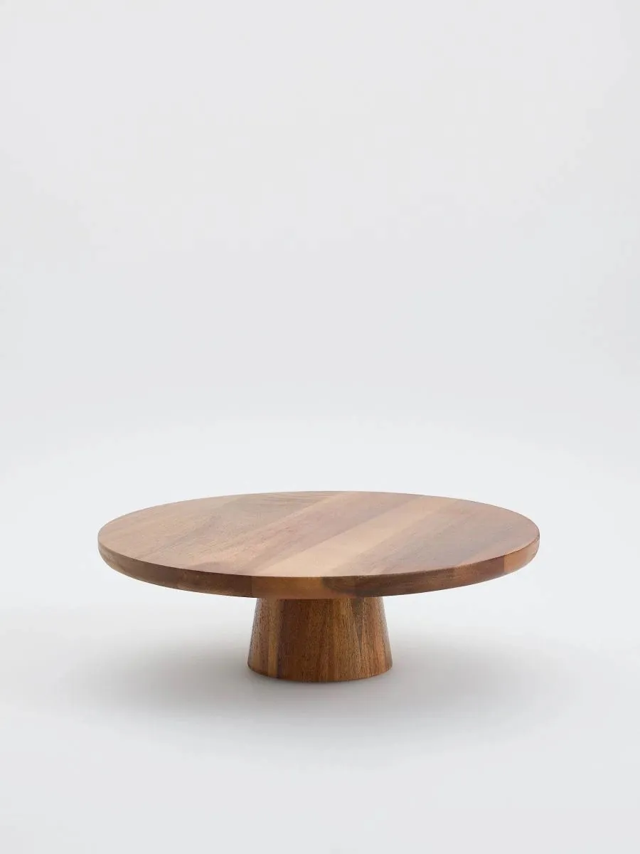 WOOD 30 cm cake stand