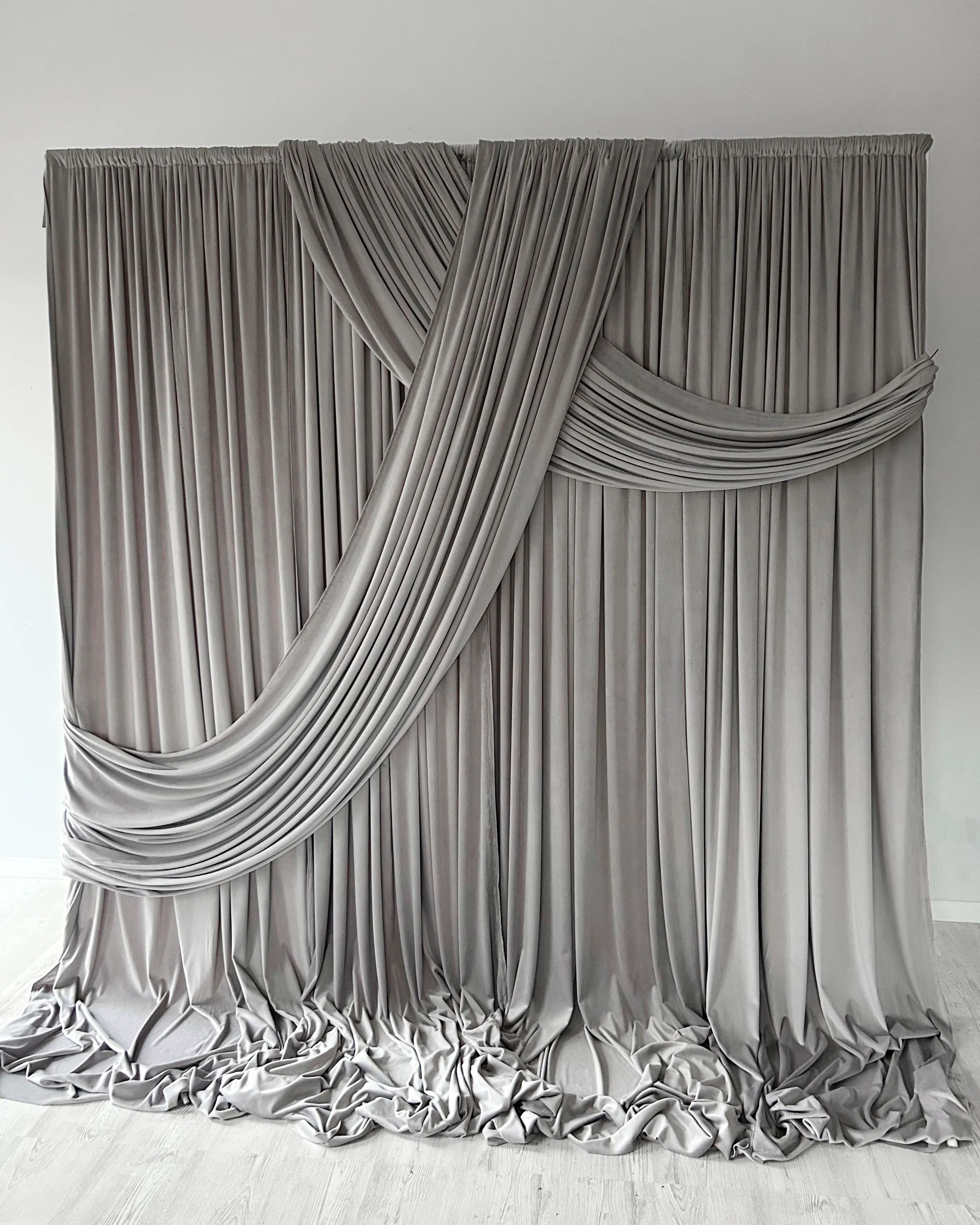 MOONLIGHT GREY textile backdrop