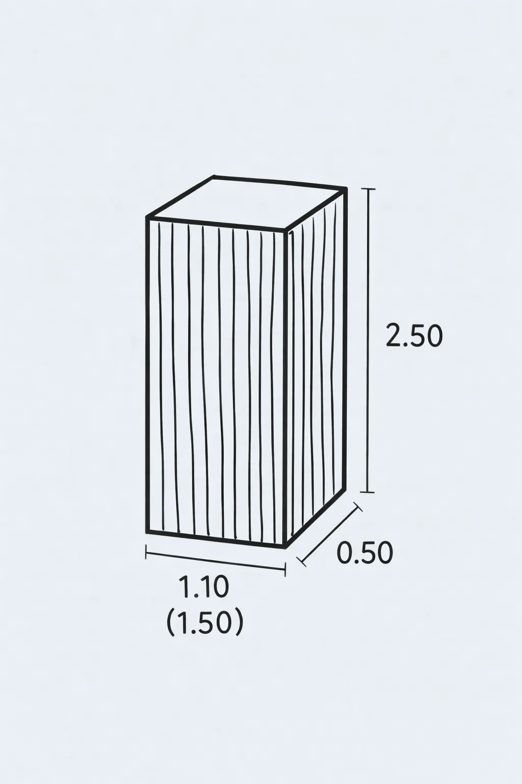VERTICA WHITE backdrop 1,25 m