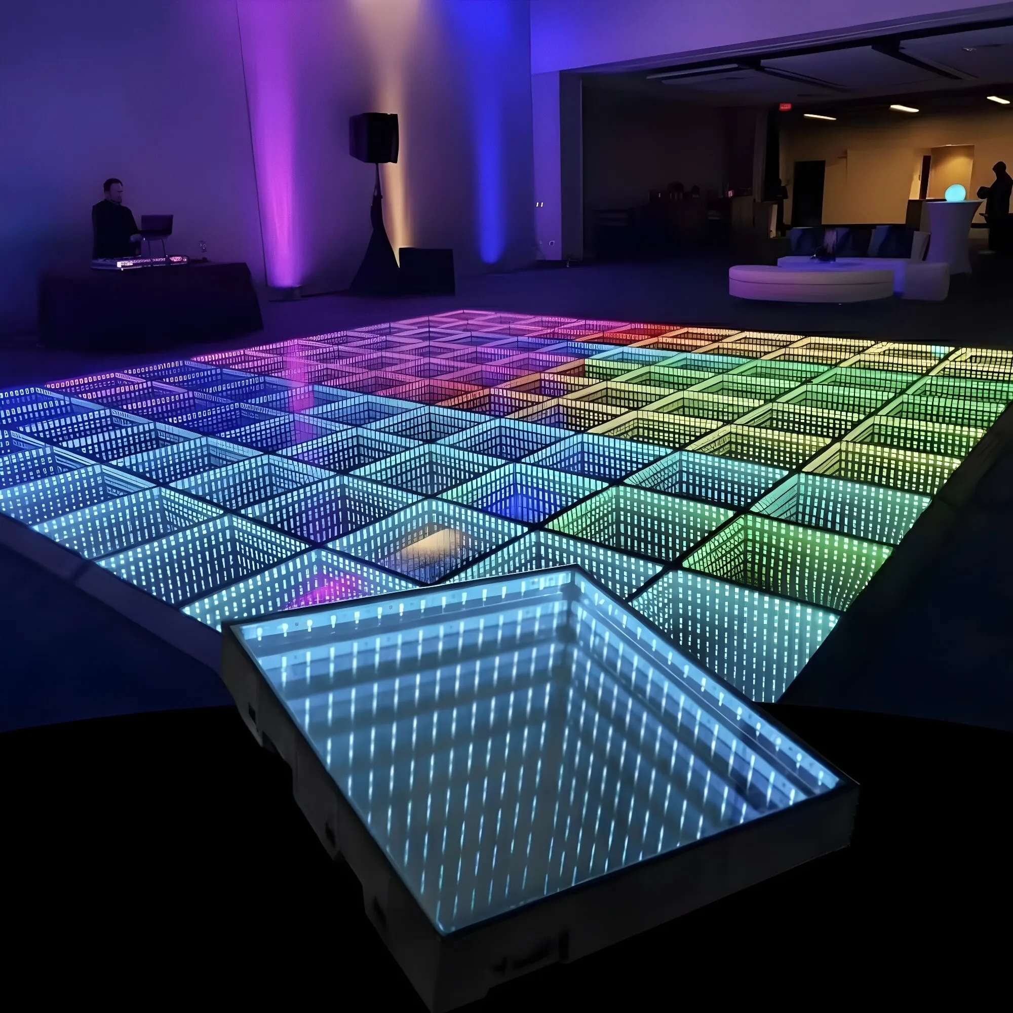 LED Infinite Dance Floor