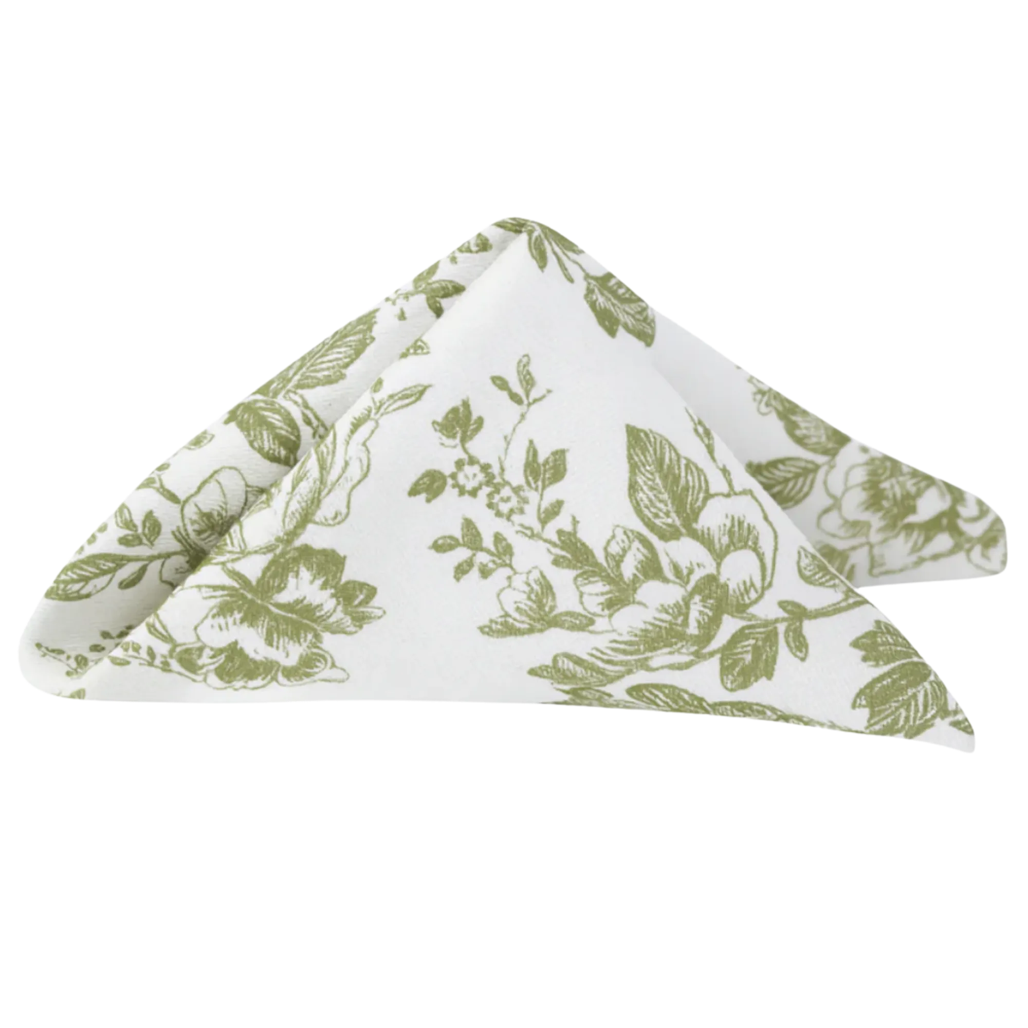Green French Toile Napkin