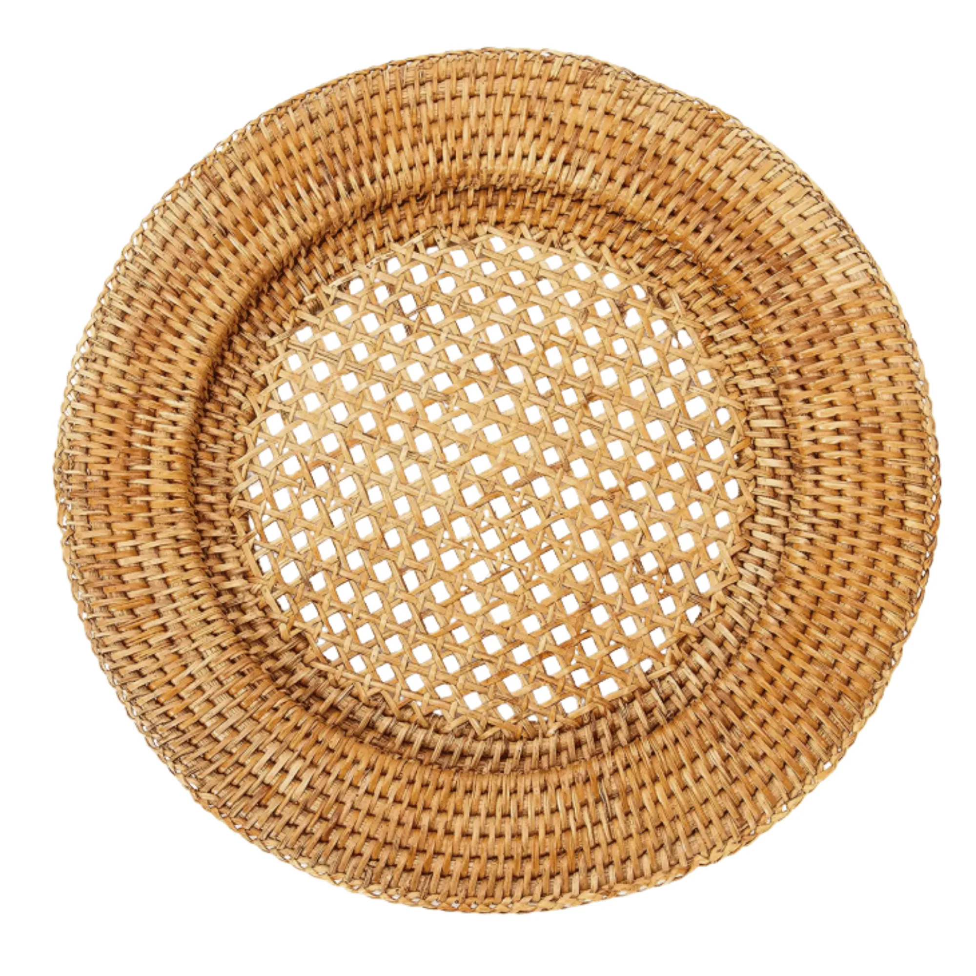 Rattan Charger Plates