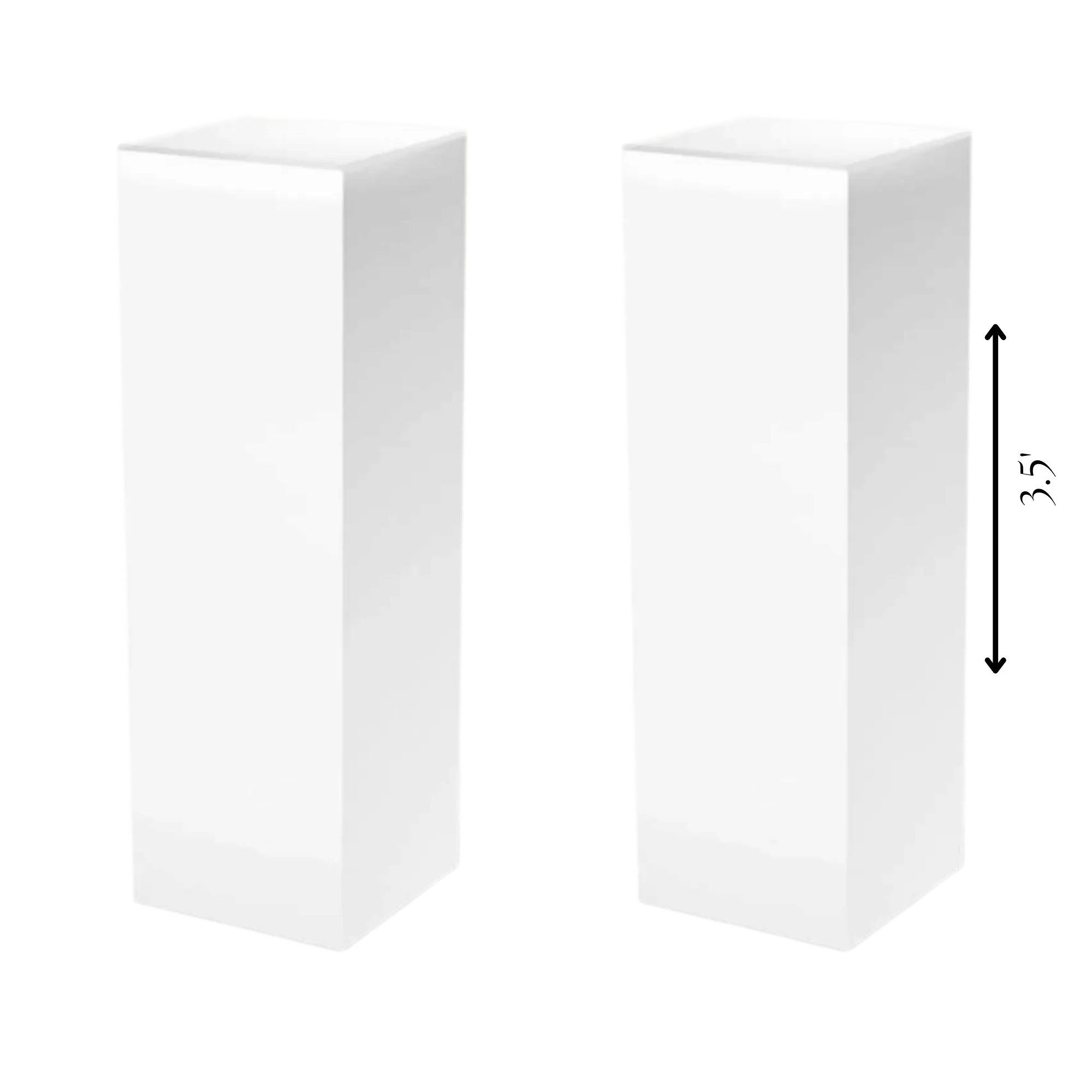 White Pedestals
