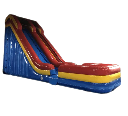 21' Red Yellow Blue Marble Water Slide