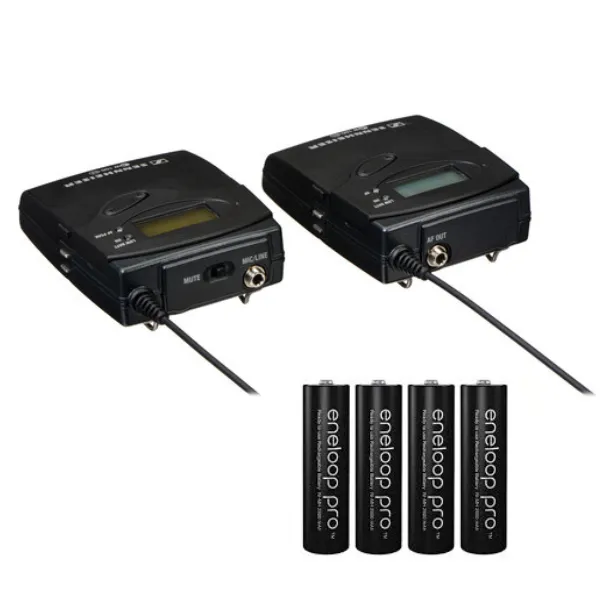 Sennheizer EW112-P G3 (1transmitter & 1receiver) + Eneloop Pro (4Pcs)