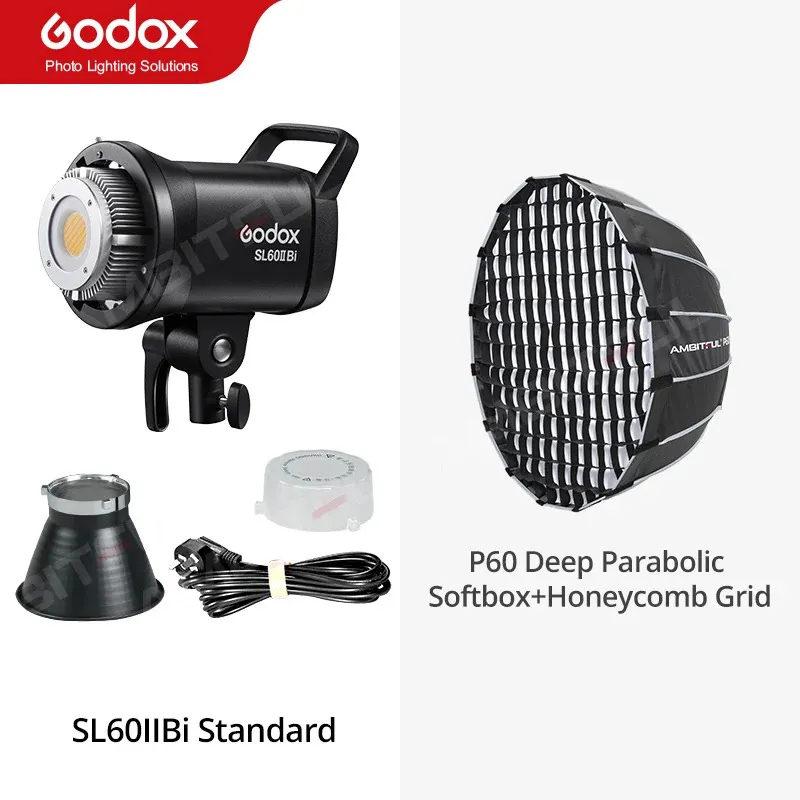Godox SL60 + Softbox P60