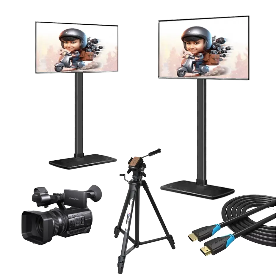 Paket Equipment Live Event (2 TV + 1 Kamera)