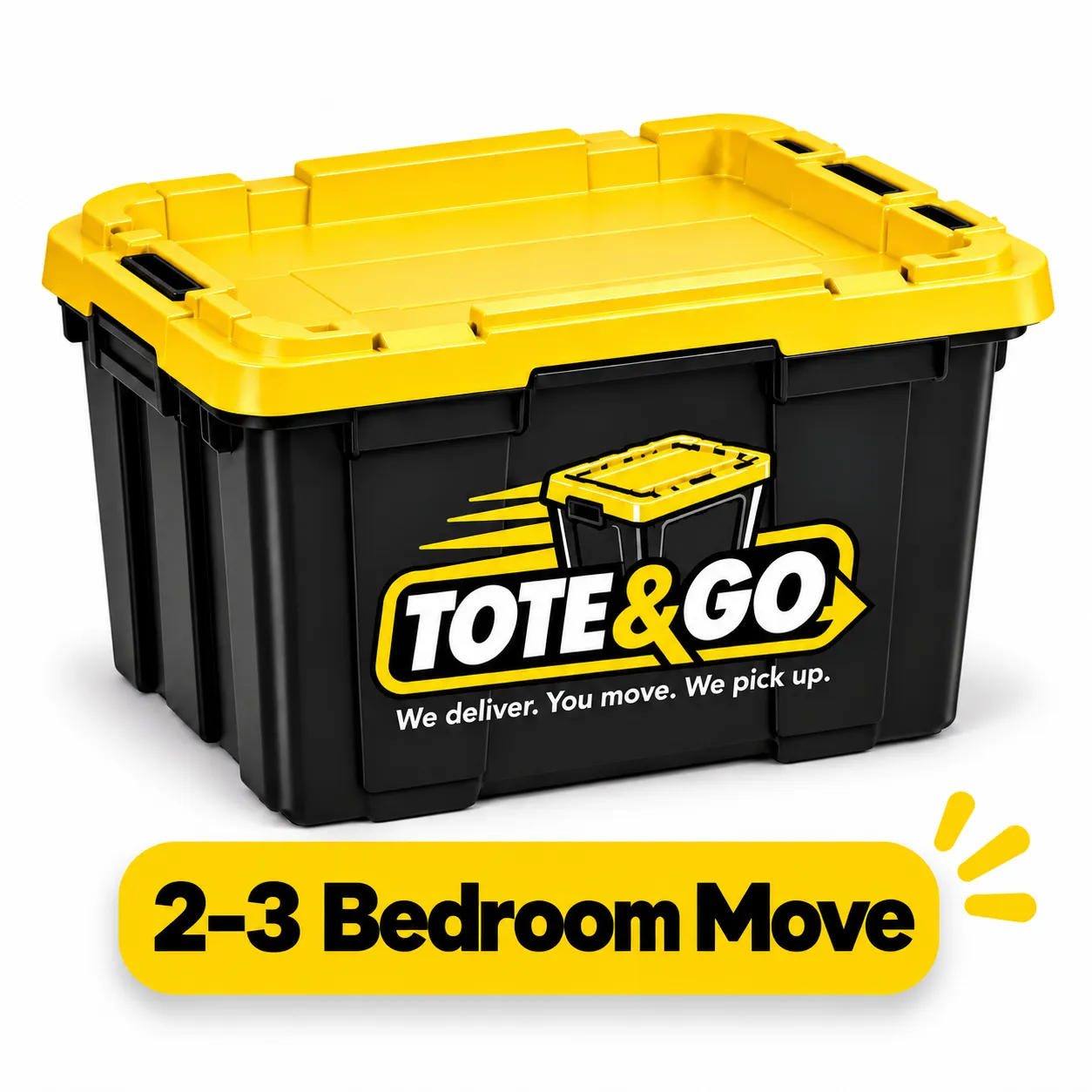 40-Totes Rental Package | 2–3 Bedroom Move | MOST POPULAR |