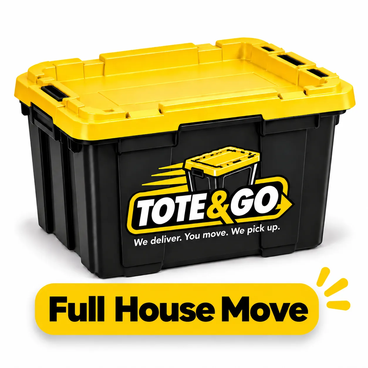 100-Totes Rental Package  | Full House Move