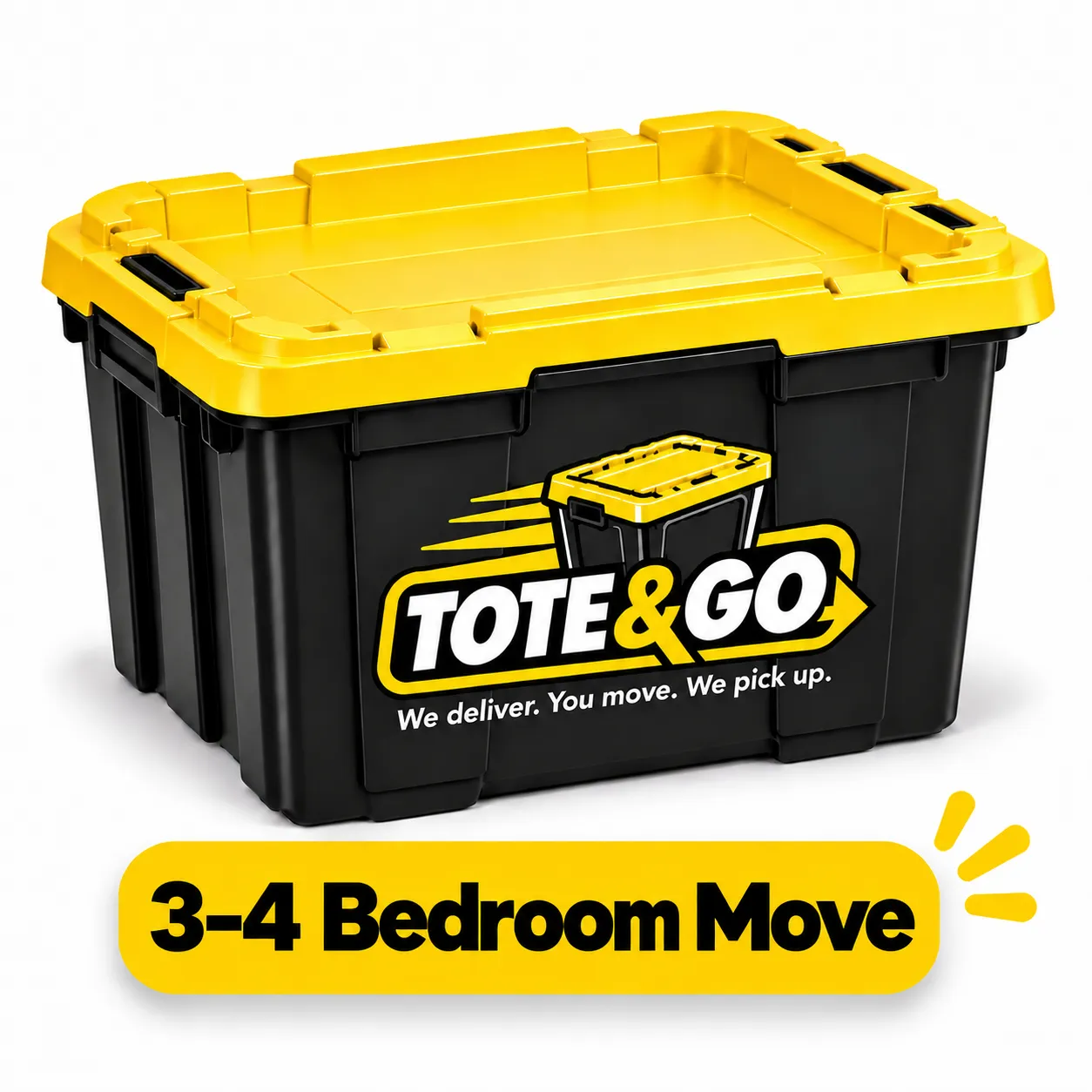 60-Totes Rental Package | 3–4 Bedroom Move | BEST VALUE |