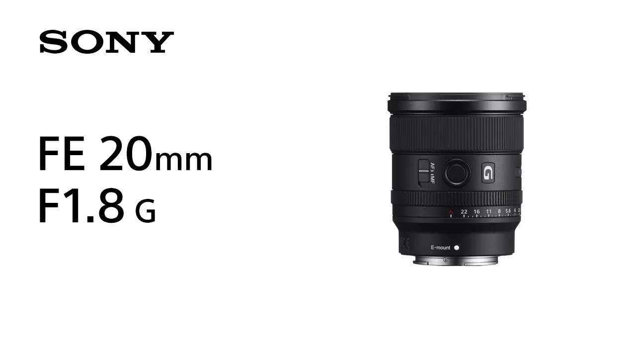 Sony 20mm F1.8 G Lens