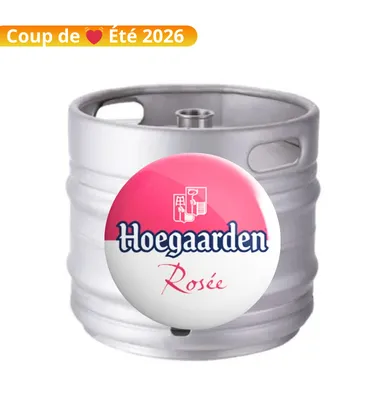 Fût de bière 20L - HOEGAARDEN ROSÉE 3°
