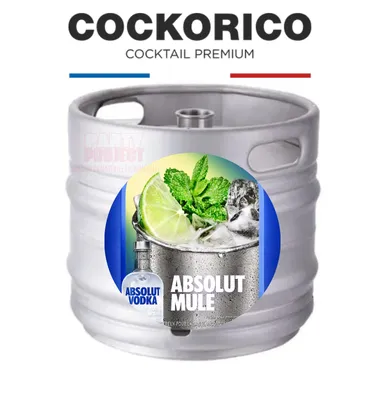 Fût Cocktail 20L - ABSOLUT MOSCOW MULE 12,3°