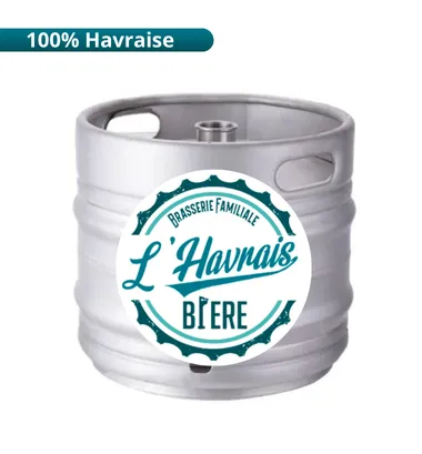 Fût de bière 30L - L'HAVRAIS BIÈRE BLONDE 5°