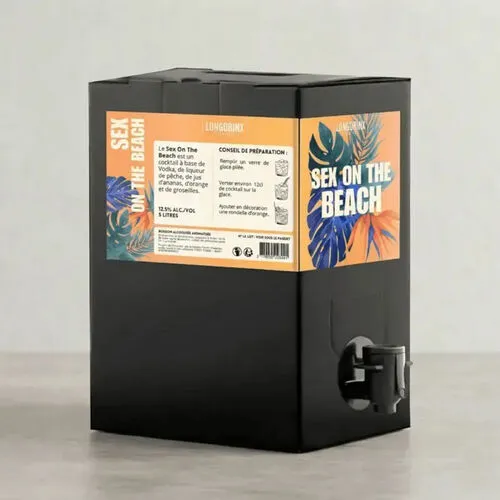 BIB Cocktail 5L - SEX ON THE BEACH 12,5° (Prêt à servir • 40 verres)