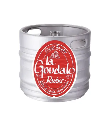 Fût de bière 20L - GOUDALE RUBIS 5° 