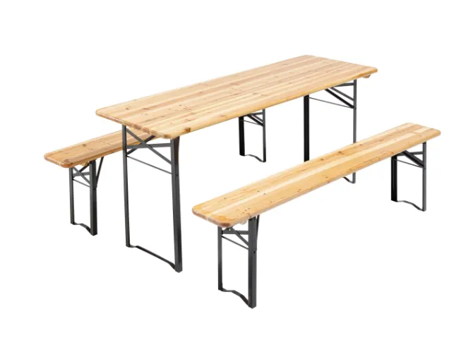Set Brasserie : 1 table + 2 bancs