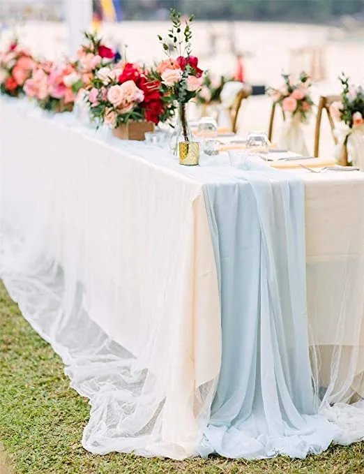 Table Runner - Baby Blue