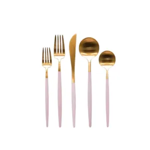 Cutlery - Pink & Gold - Fork