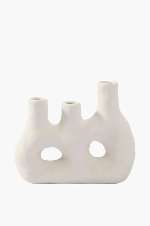 Vase - Triple Bud (Off White)