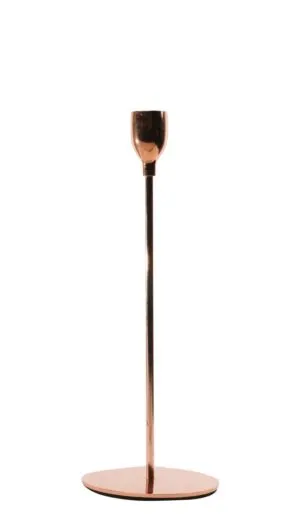 Sasha Rose Gold Candle Stick 28cm