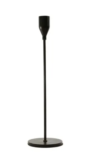 Sasha Black Candle Stick 28cm
